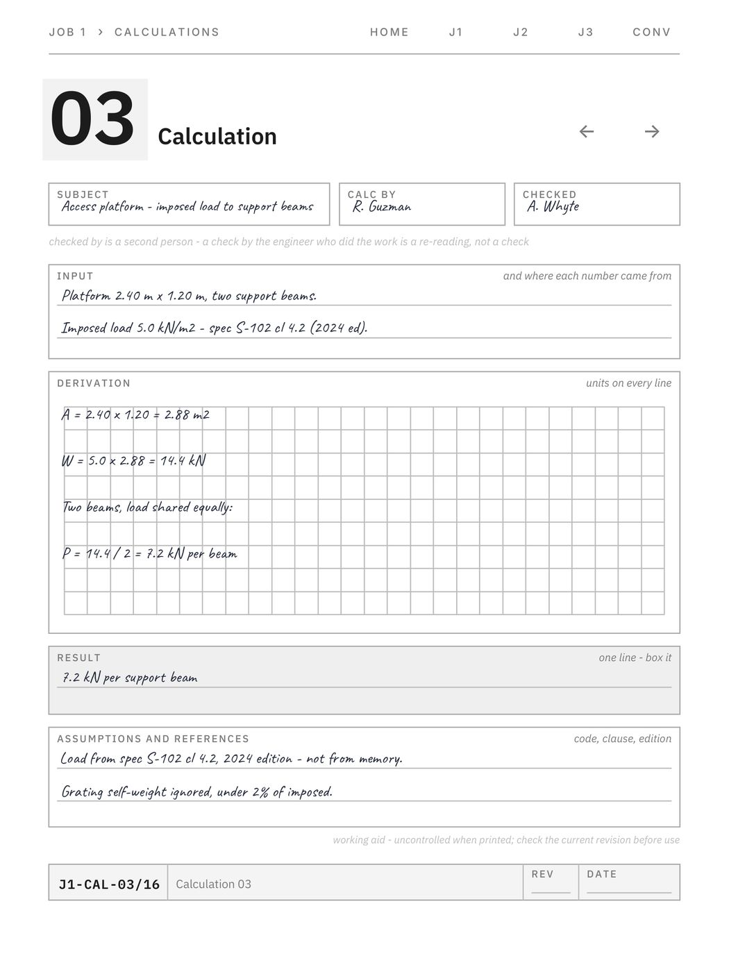 Field Engineers Set, a page filled in