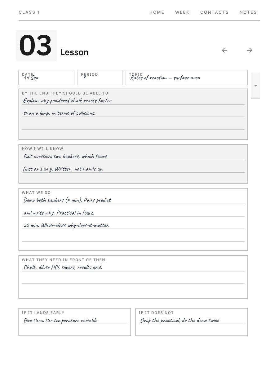 Teachers Planner